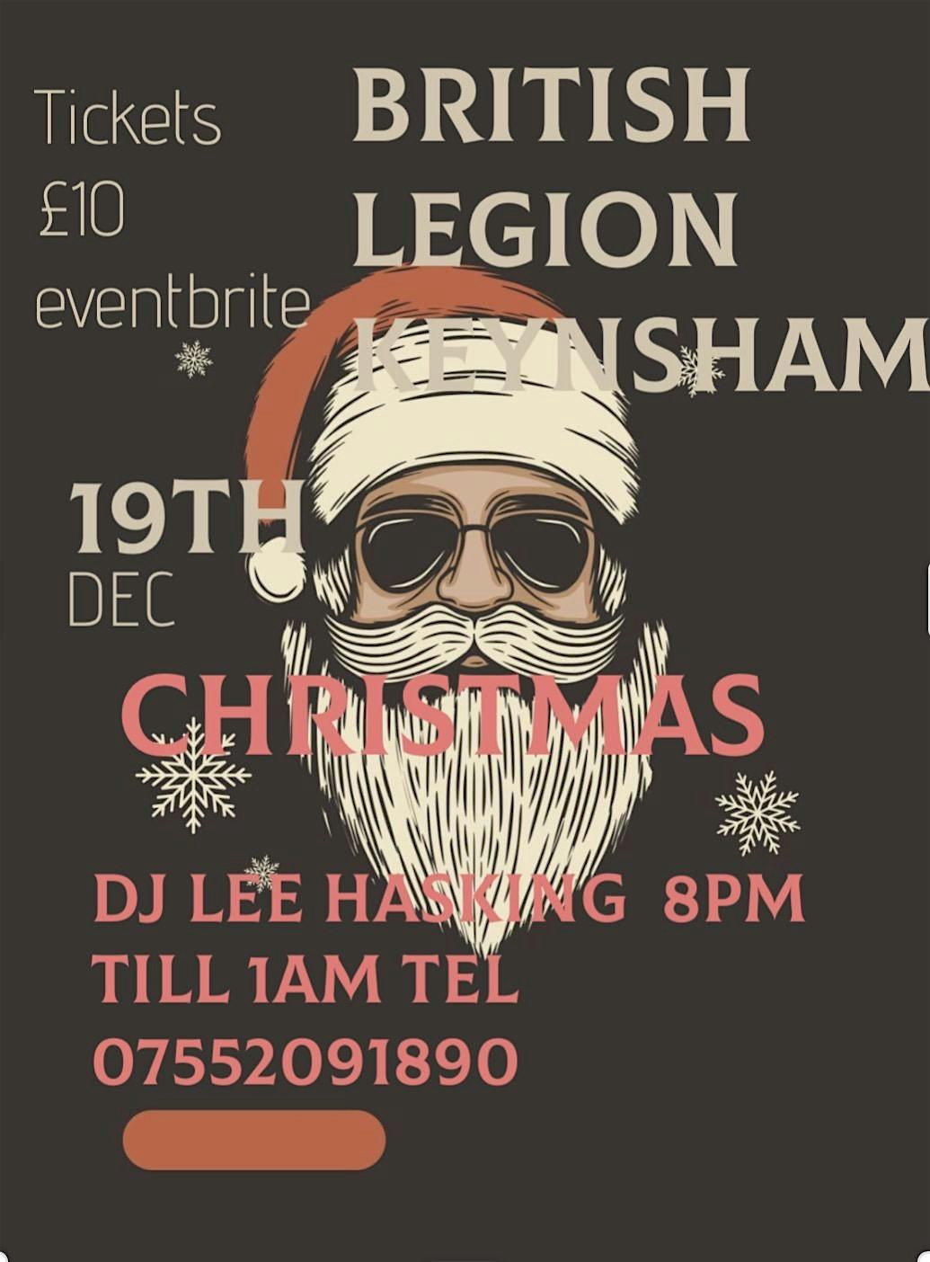 Retro night 19th Dec Keynsham British legion Dj Lee Hasking over 30.s evnt