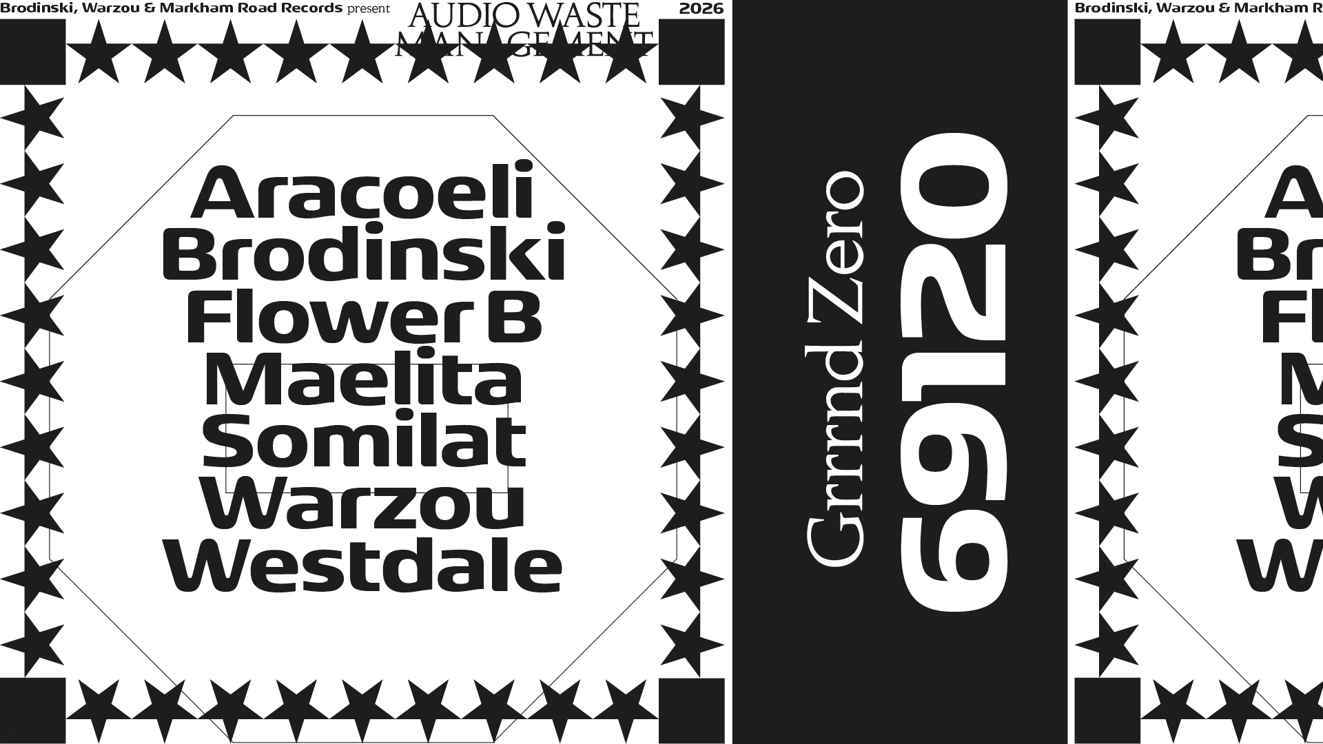 Brodinski and Warzou pres. Audio Waste Management (Lyon)