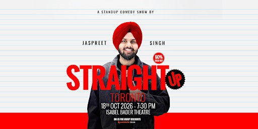 Jaspreet Singh Live (Straight Up) - Toronto 2026
