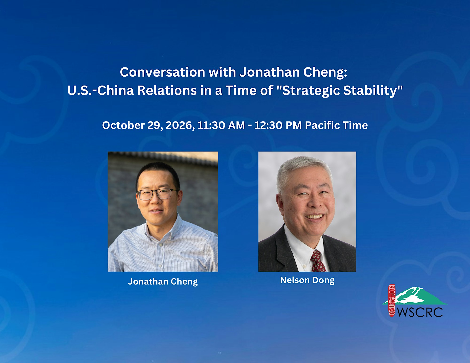 Conversation with Jonathan Cheng: U.S.-China & "Strategic Stability"