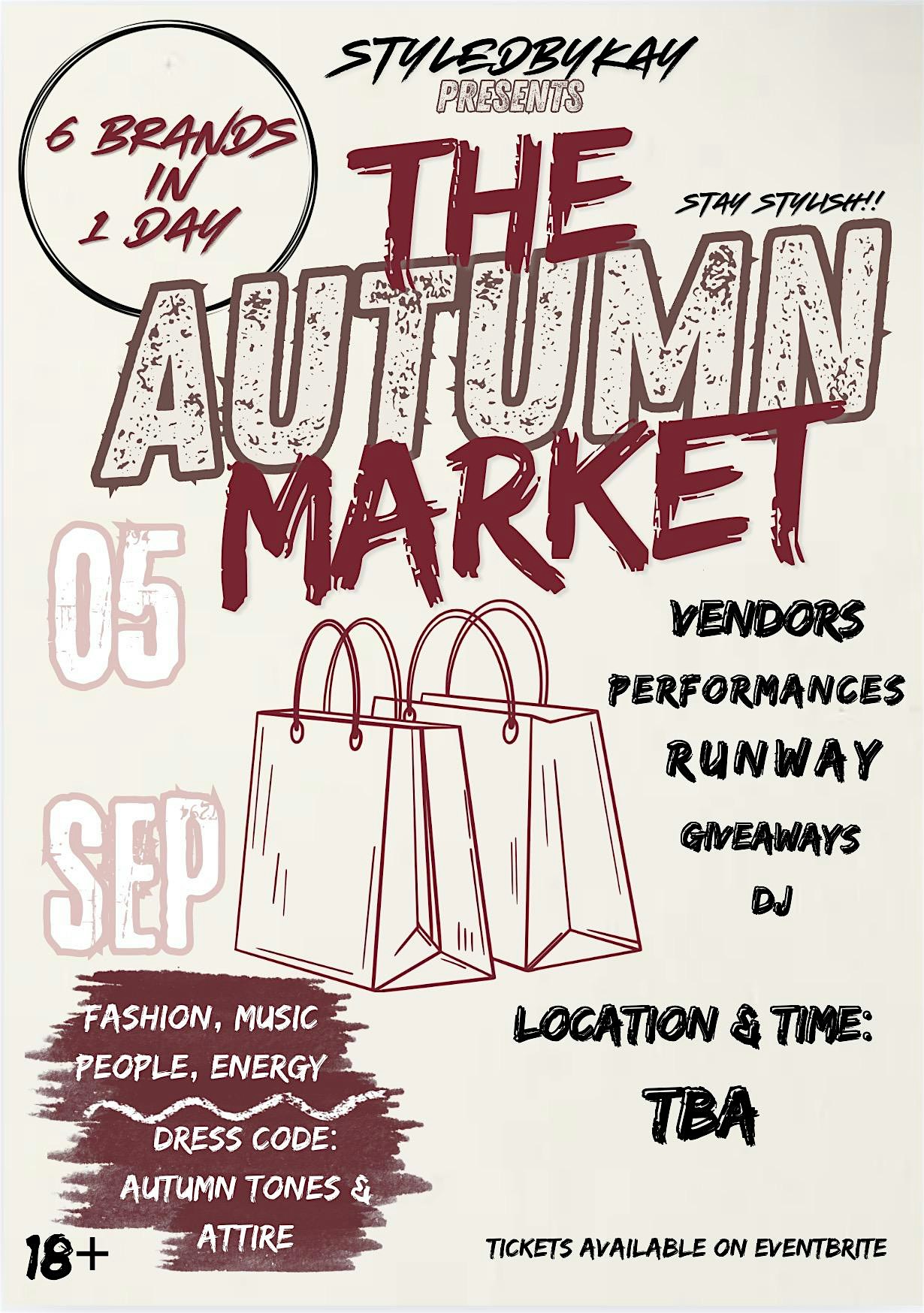 The Autumn market ( 1pm-5pm)