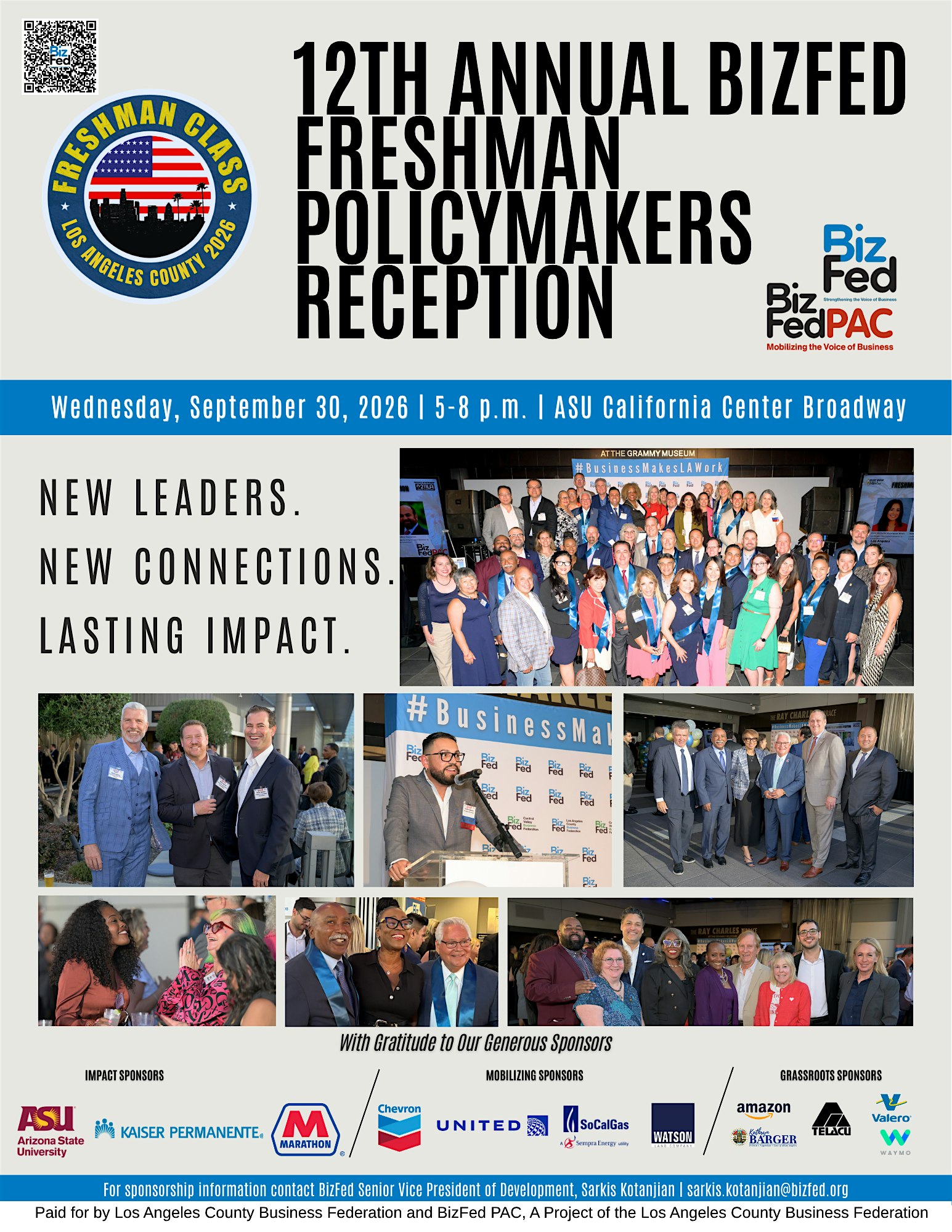 12th Annual BizFed Freshman Policymakers Reception