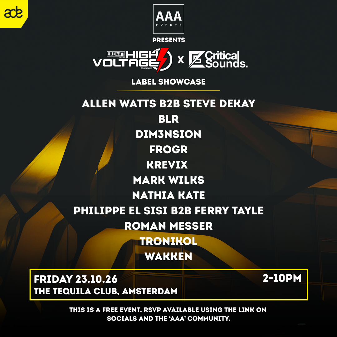 AAA Events presents High Voltage x Critical Sounds Showcase
