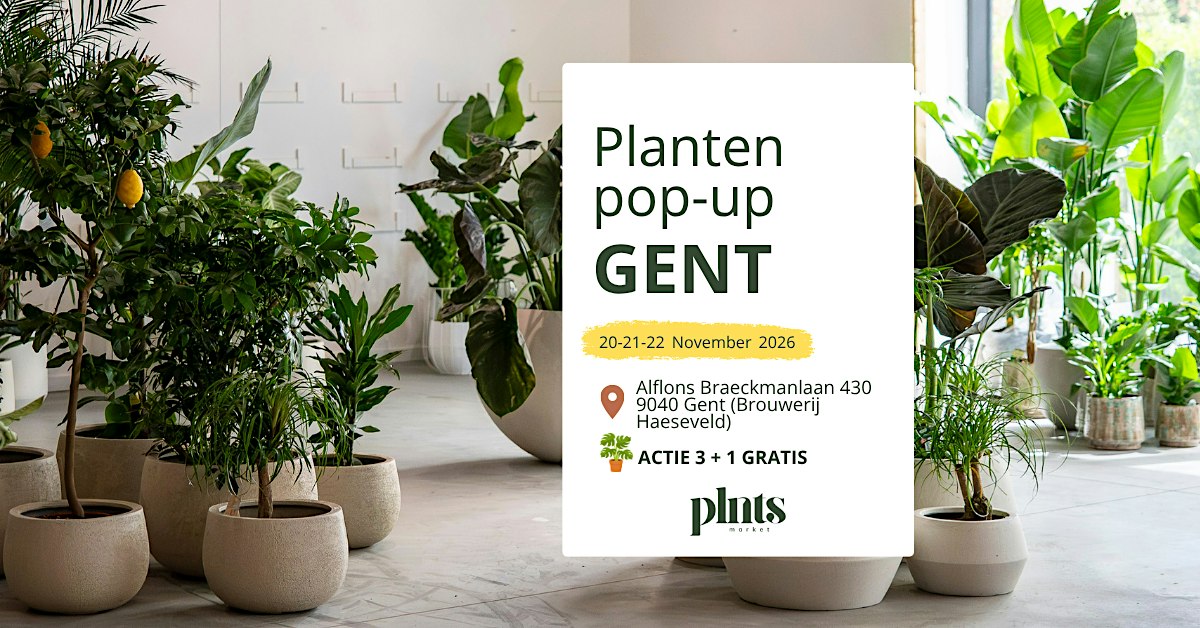PLANTS MARKET Pop-up GENT