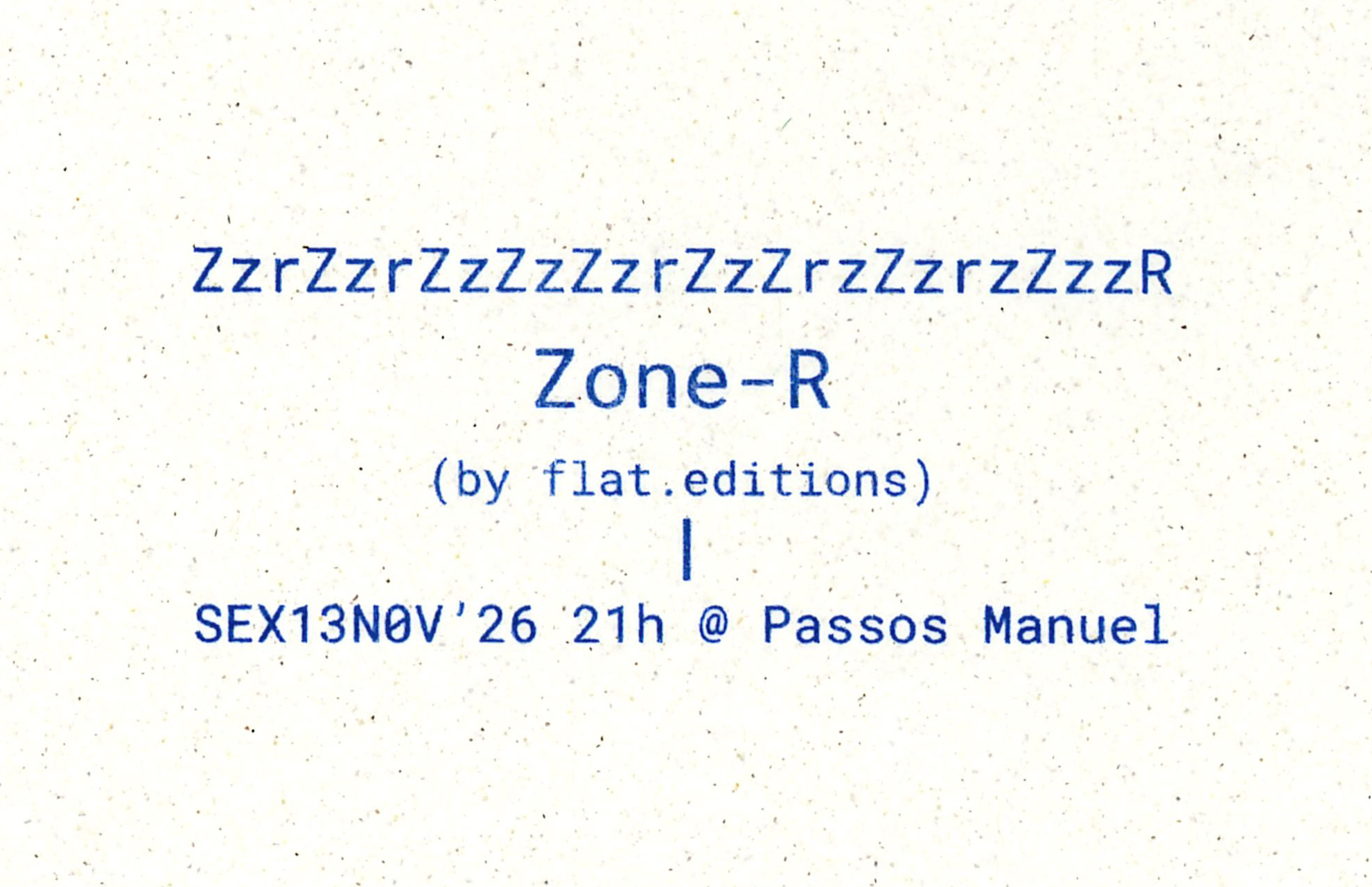 Zone-R: festival de música e cultura sintética