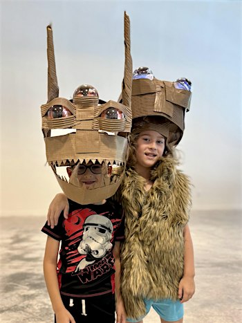 "Where the Weird Things Are" Family Cardboard Mask Workshop