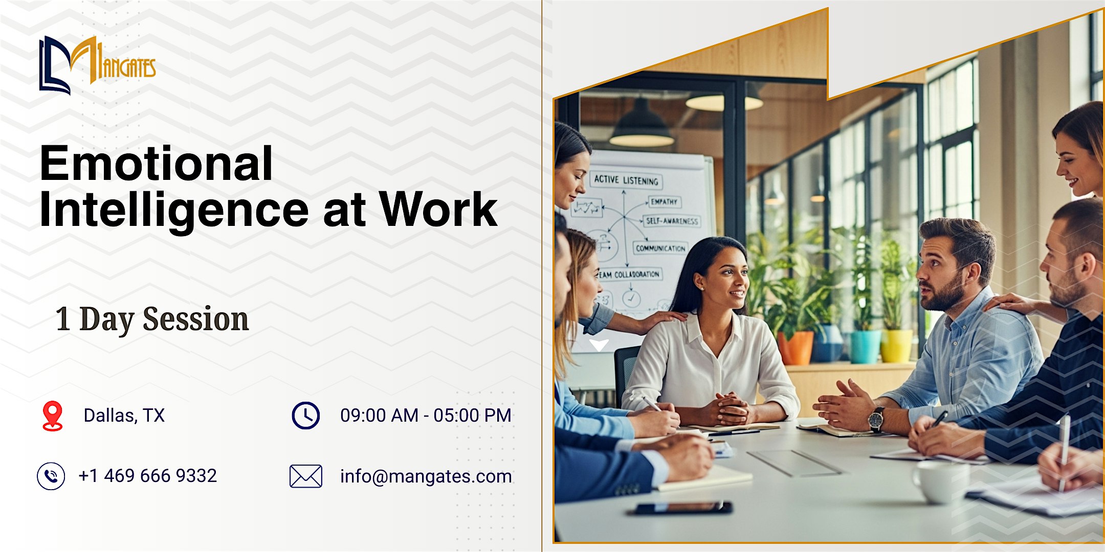 Emotional Intelligence at Work: 1 Day Session in Dallas, TX