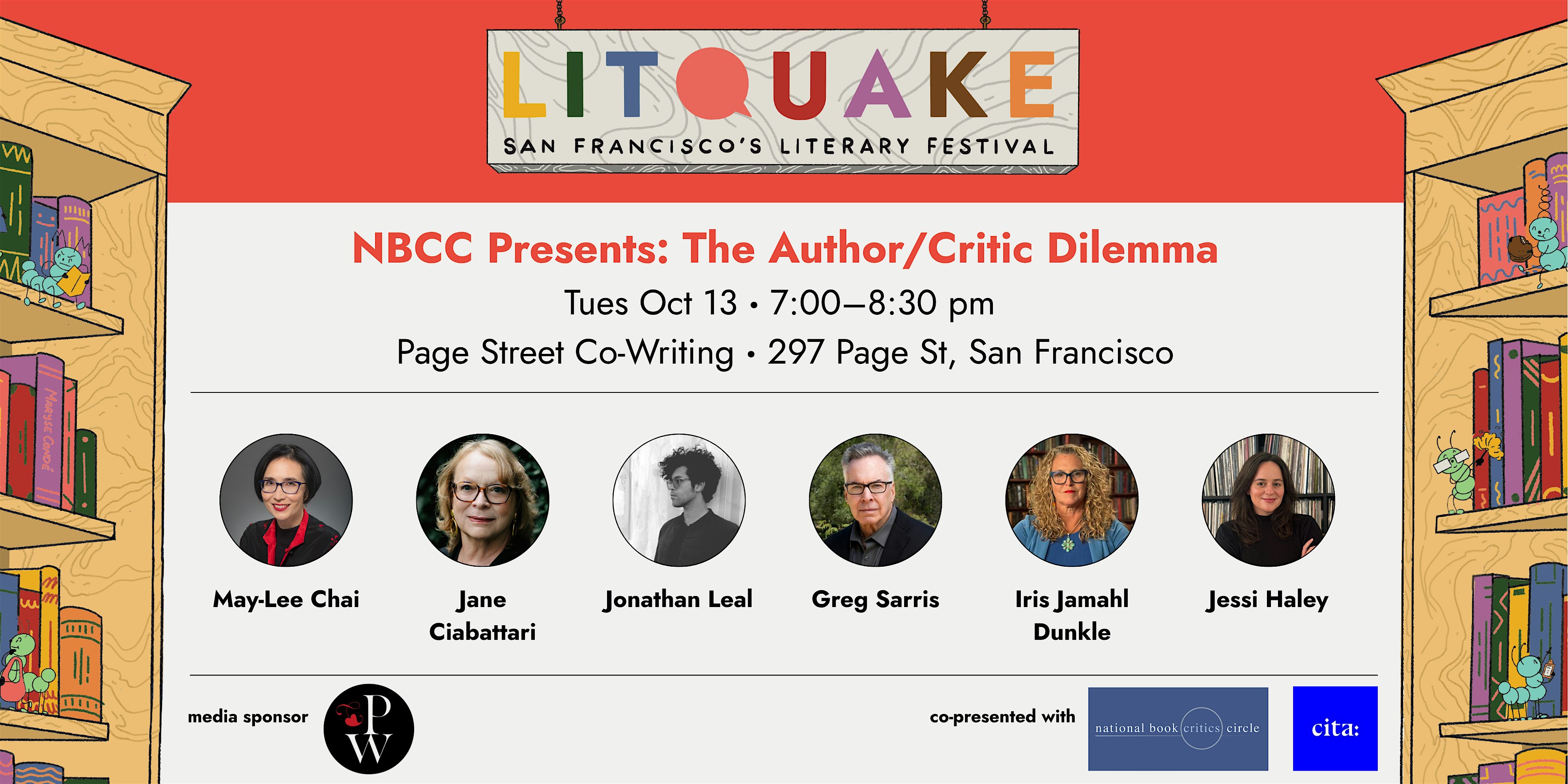 NBCC Presents: The Author/Critic Dilemma
