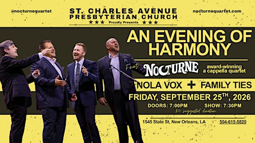 An Evening of Harmony: A Cappella Benefit Concert