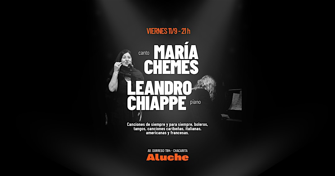 CANCIONES DE SALÓN - María Chemes/ Leandro Chiappe