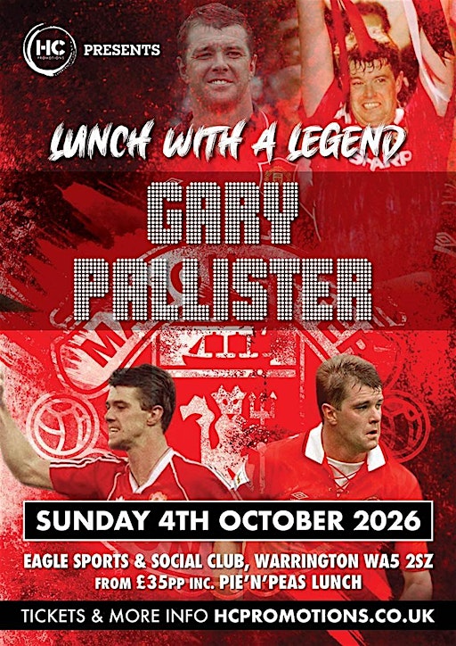 Lunch with a Legend - Gary Pallister