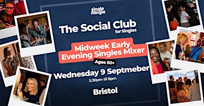 Singles Meet & Mingle Evening Mixer @ Lost & Found BRISTOL (Ages 50+)