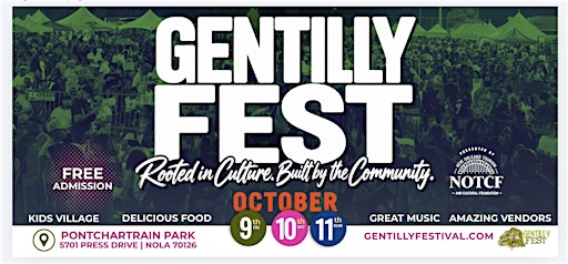 Gentilly Fest VIP Tent Experience 2026