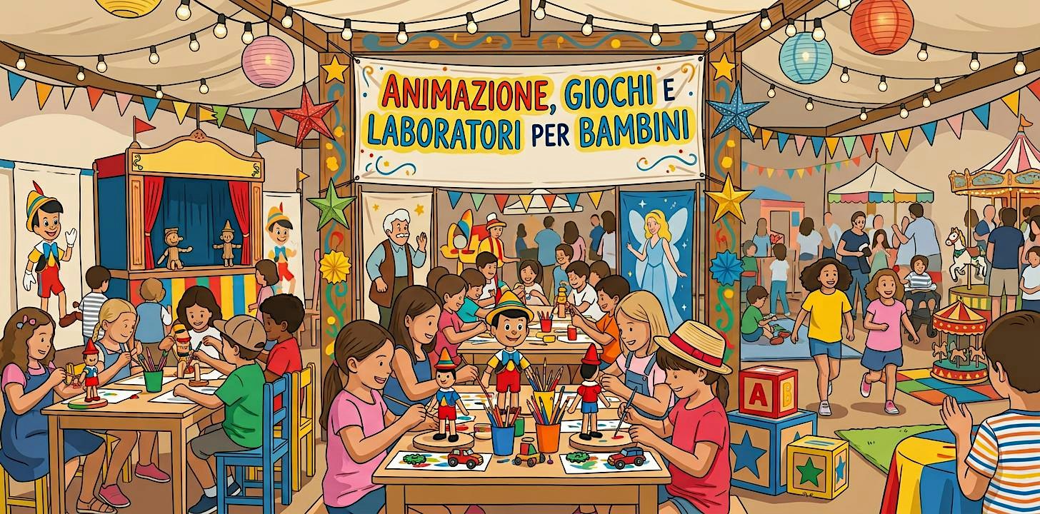 Laboratorio con animazione per bambini