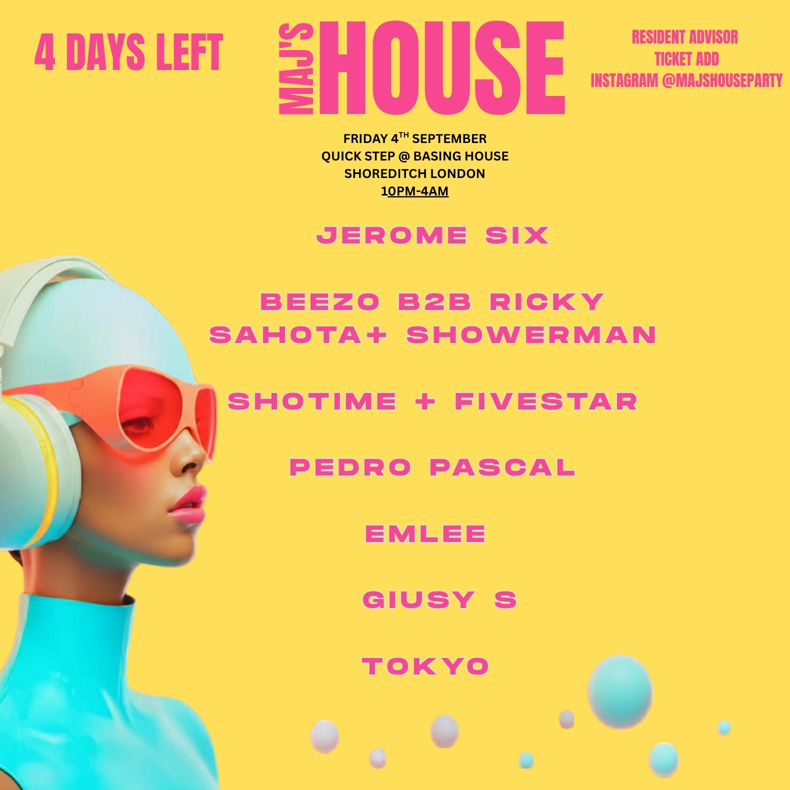 MAJS HOUSE PARTY  - DEEP/ TECH HOUSE - AFRO/TRIBAL/SOULFUL HOUSE - PLUS PRIVATE AFTERPARTY
