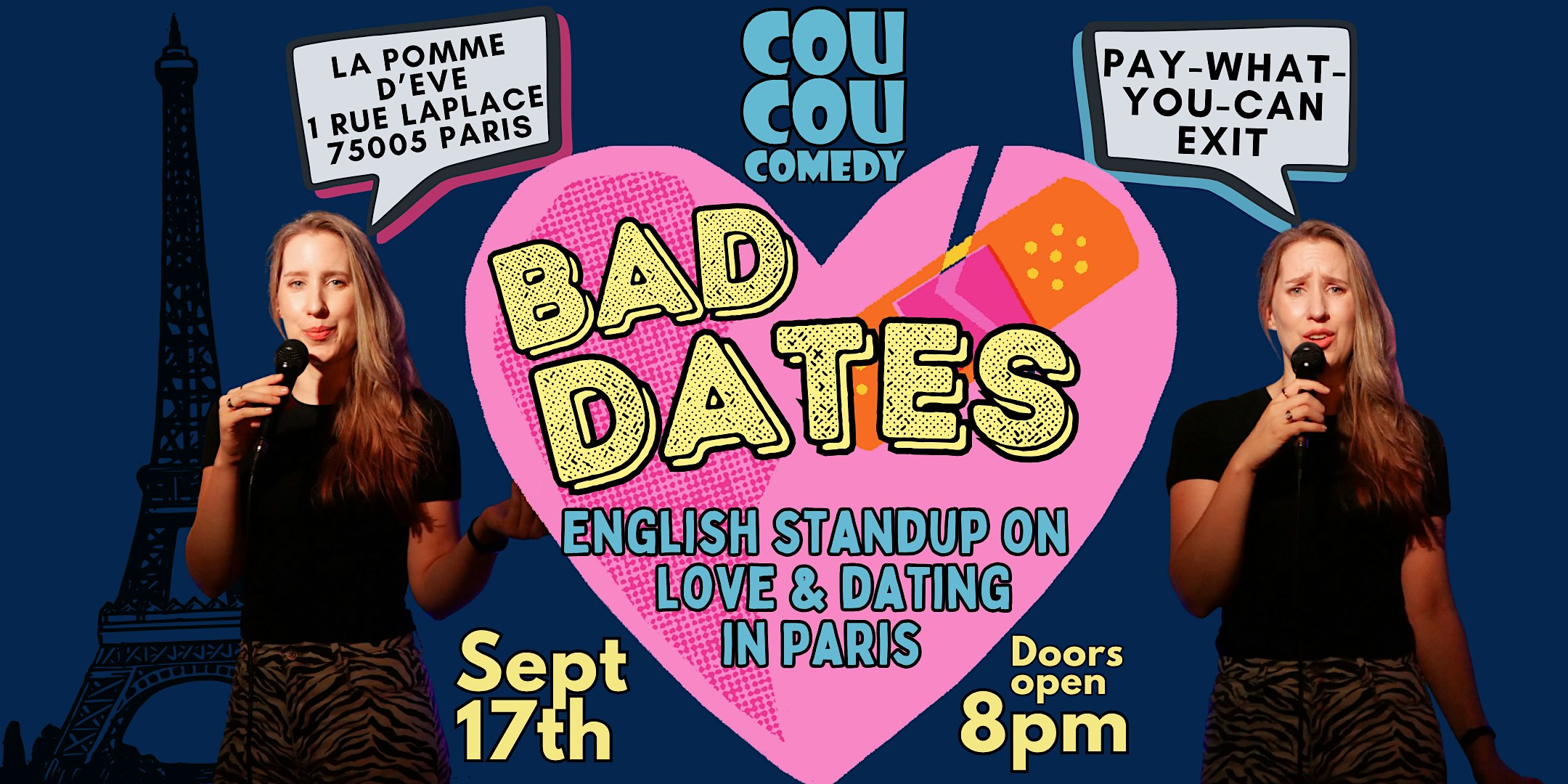 Bad Dates - English Standup in Paris on Love & Dating
