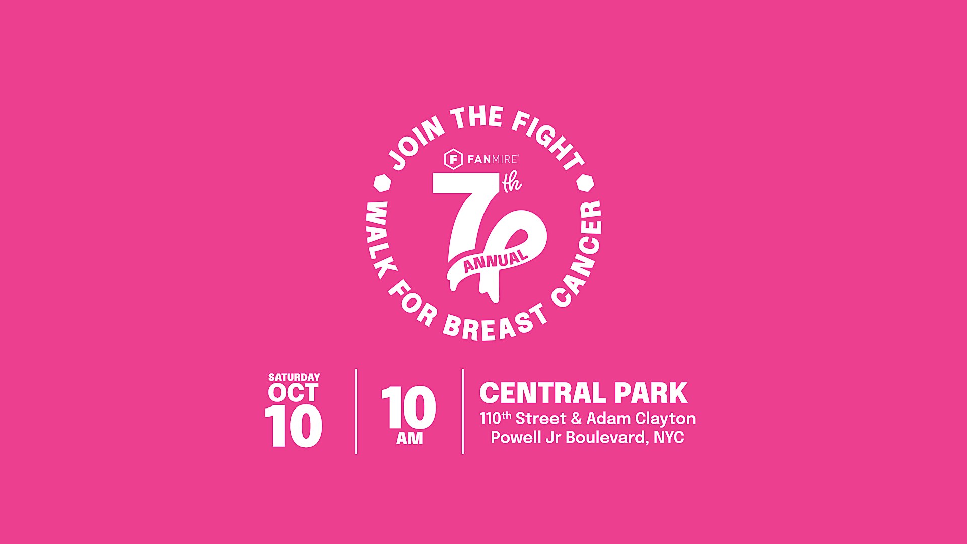 Fanmire's 7th Annual Walk for Breast Cancer