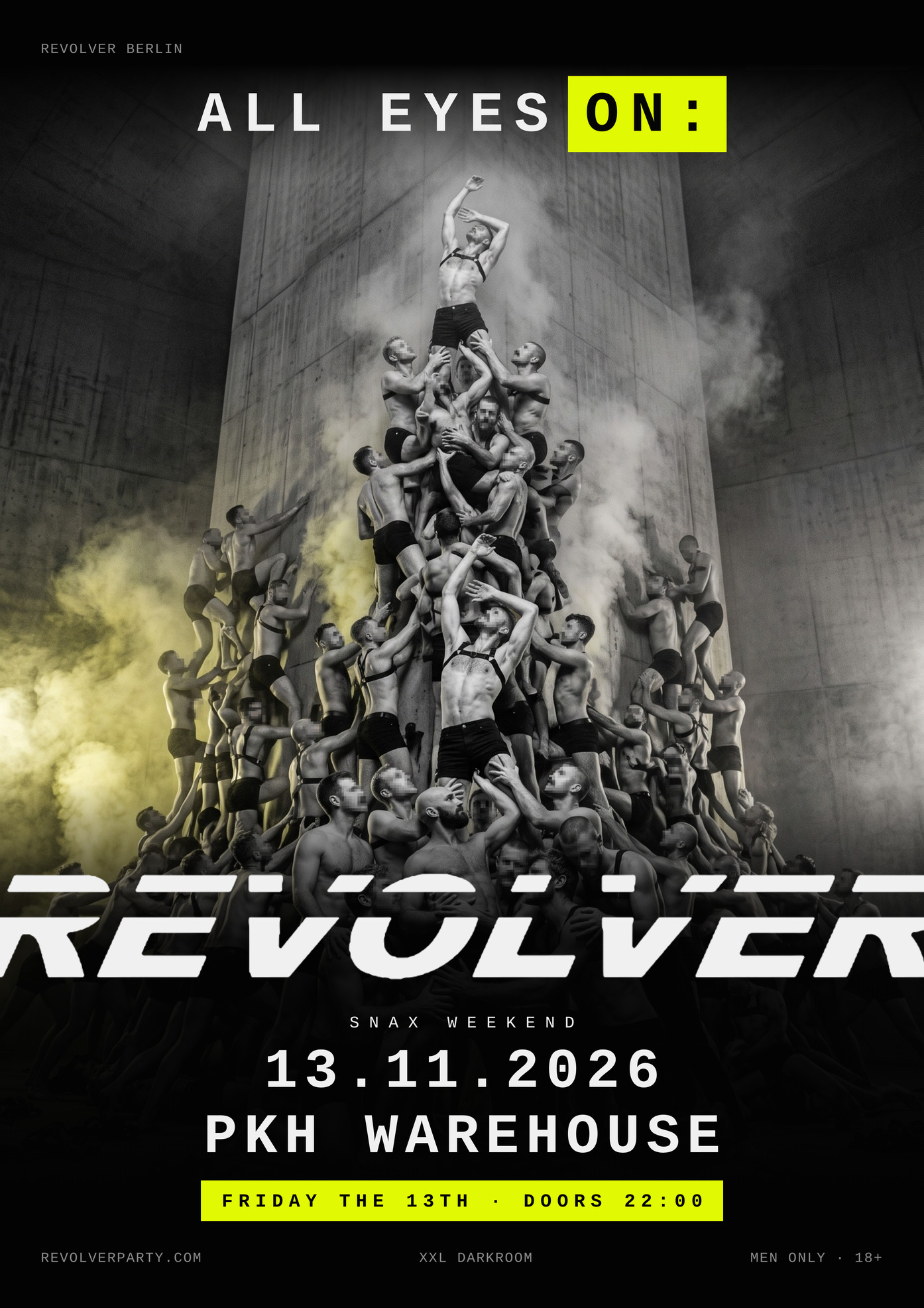 REVOLVER - Gay Fetish Party · XXL Darkroom · Techno & House