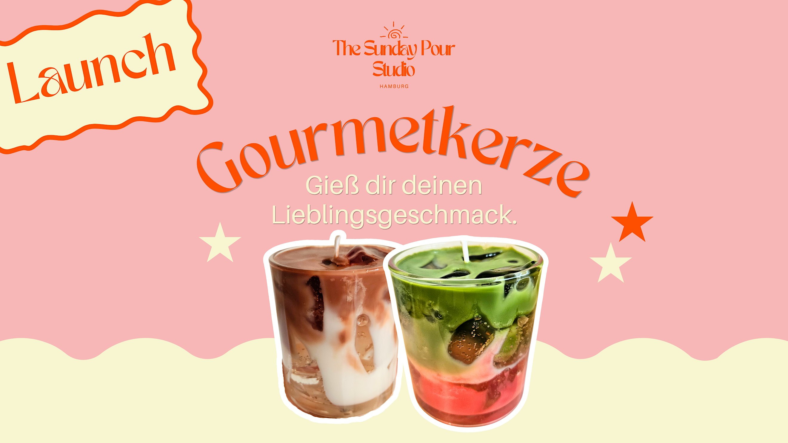 Gourmet-Kerze im Lieblingsdrink-Look gießen in Hamburg