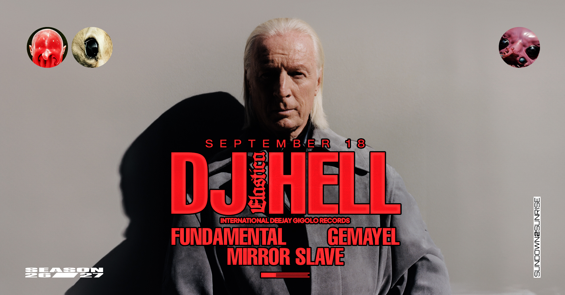 Elastica: DJ Hell ❚ Fundamental ❚ Gemayel ❚ Mirror Slave