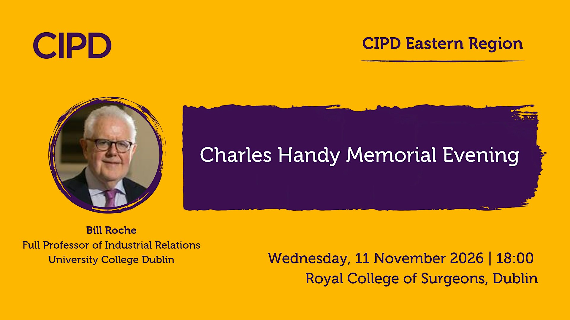 Charles Handy Memorial Evening