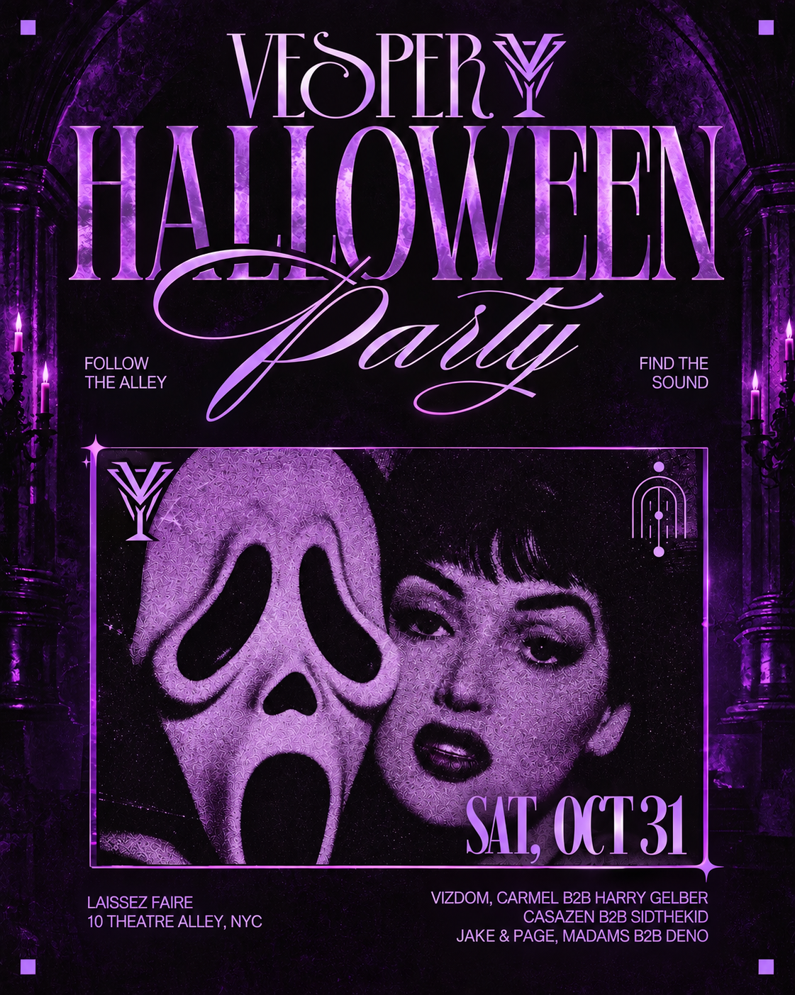 Vesper - Halloween Night At Laissez Faire