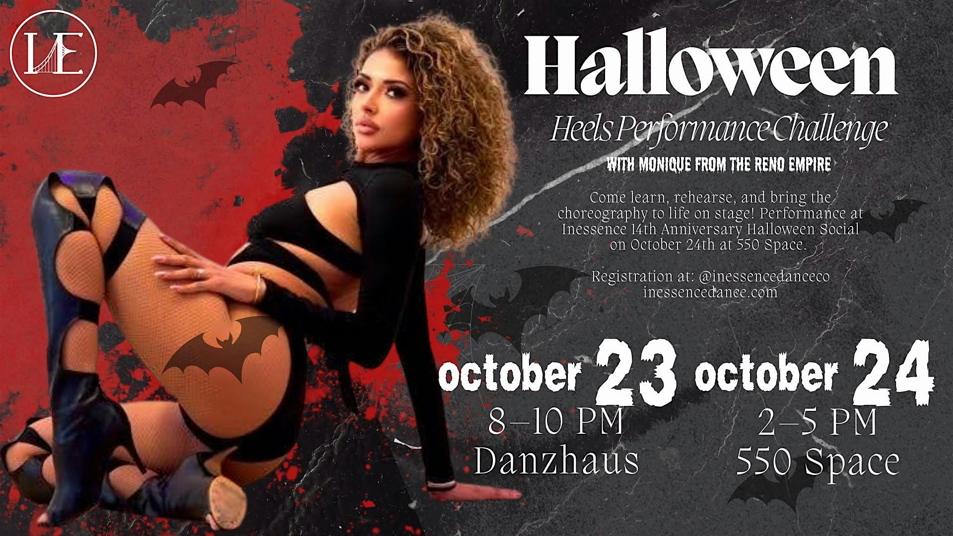Halloween Heels Performance Challenge with Monique