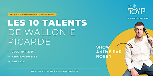TOYP 2026 - Les 10 talents de Wallonie Picarde