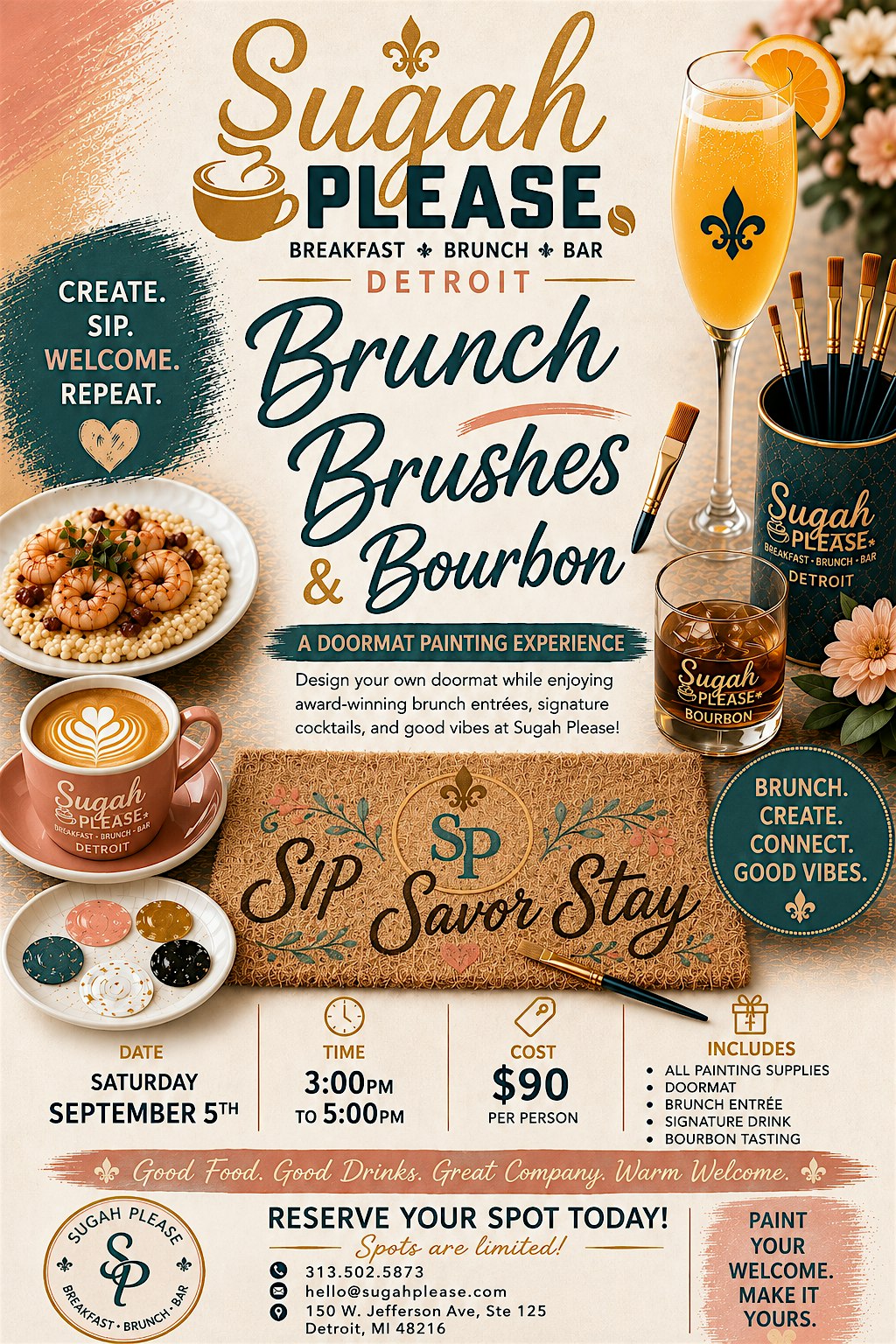 Brunch Brushes & Bourbon Detroit