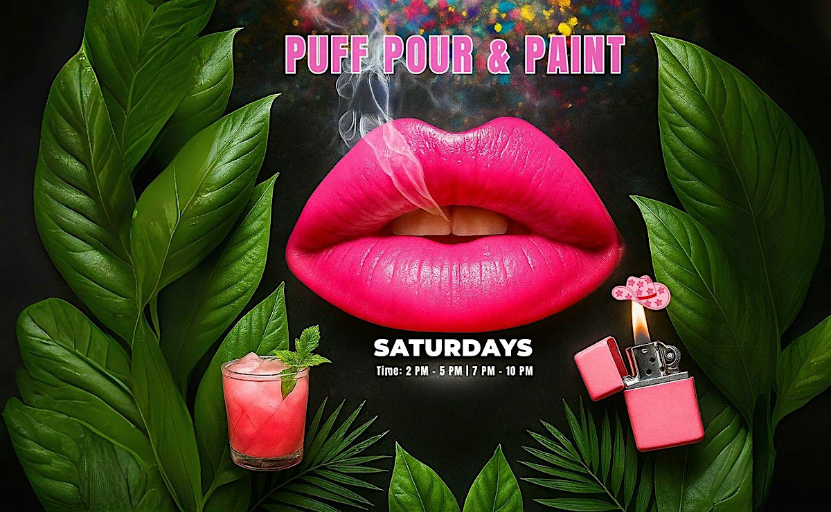 Puff, Pour & Paint @The Green Jar Dallas