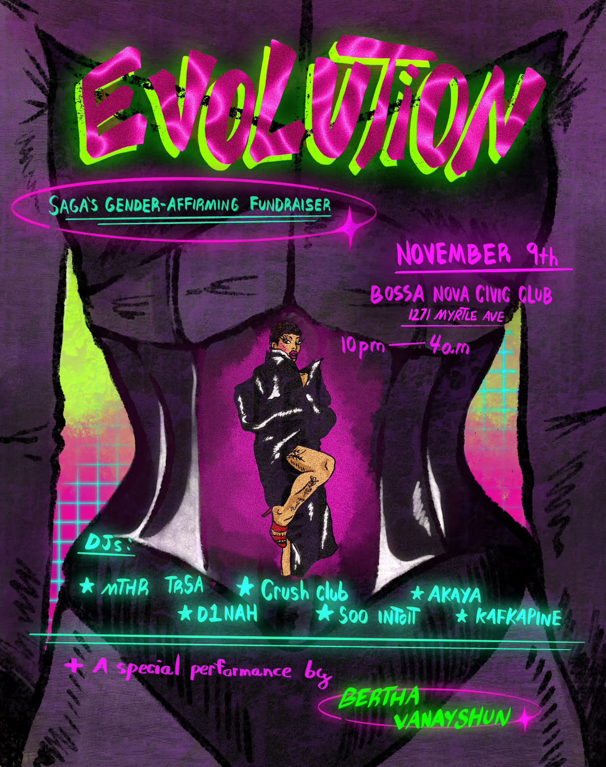 Evolution: Saga's Gender Affirming Fundraiser