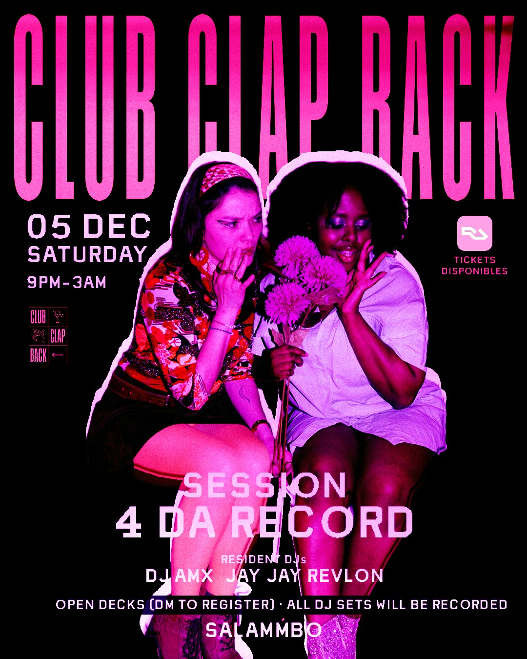 Club Clap Back presents: SESSION 4 DA RECORD