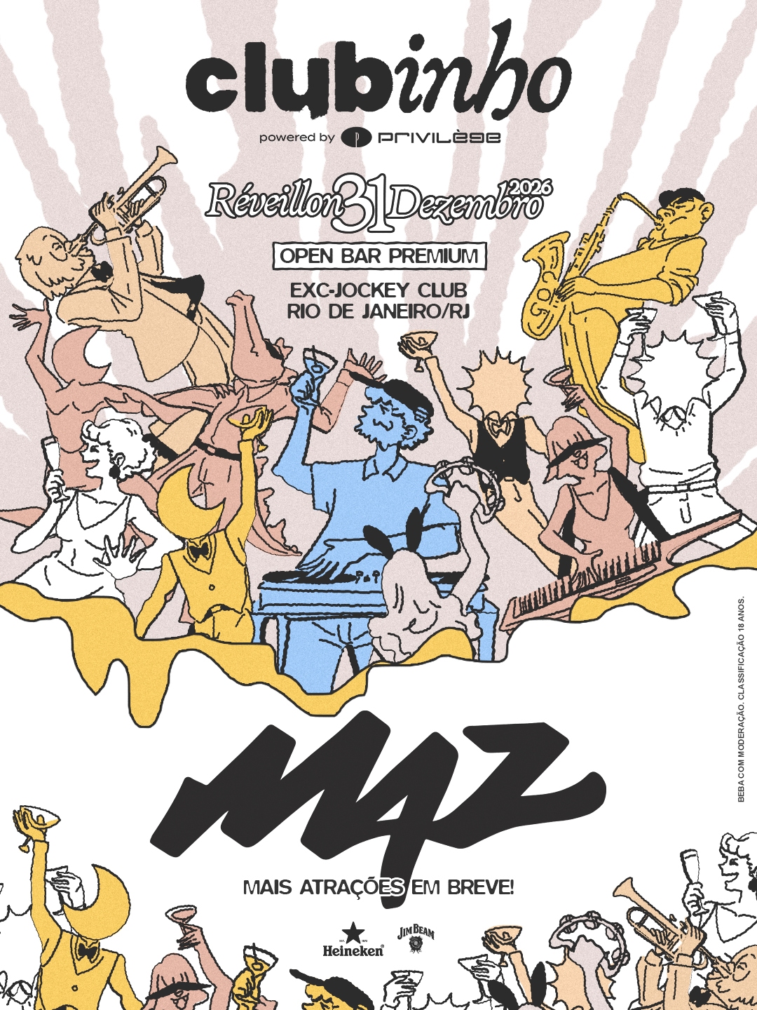 CLUBINHO presents MAZ  - New Year's Eve (Réveillon) 