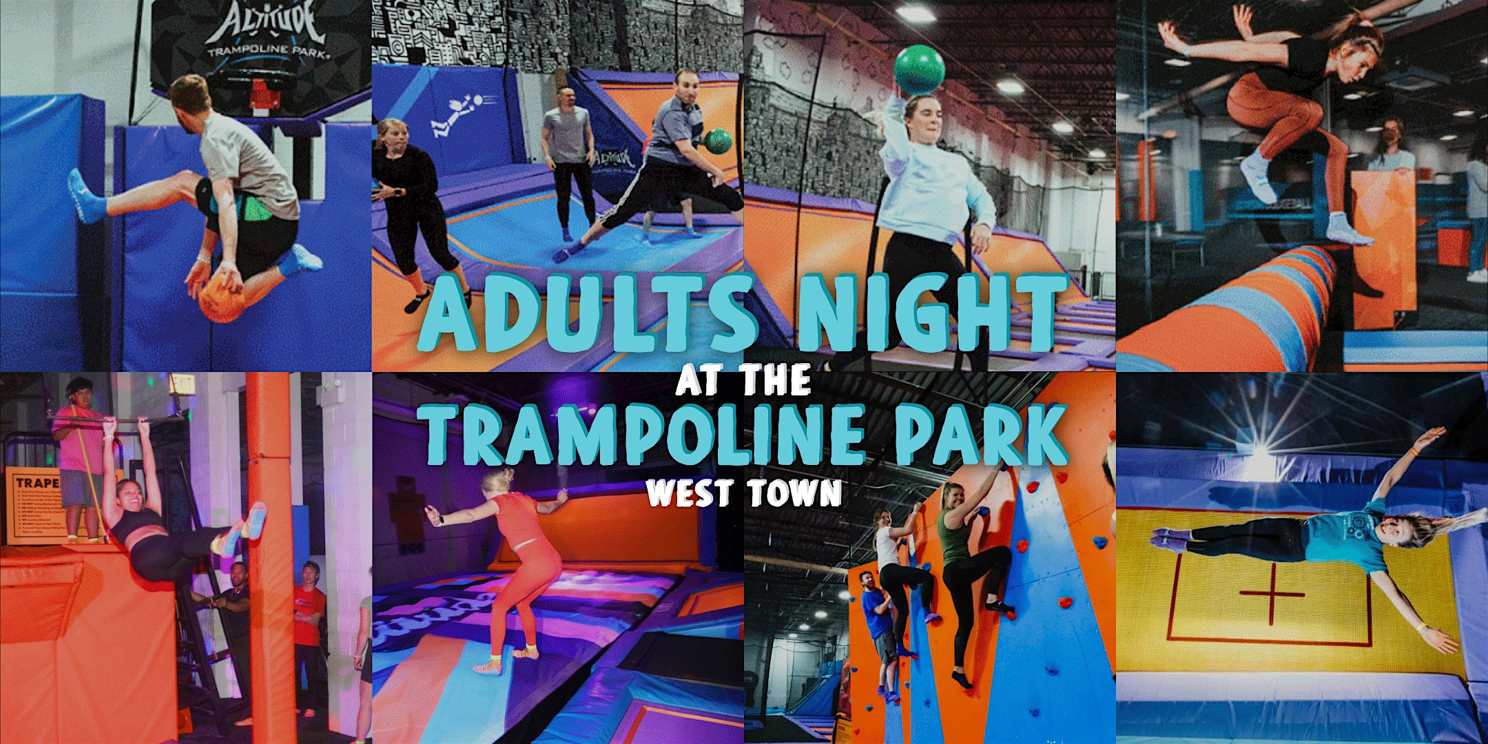 Adults Night at the Trampoline Park | 21+ Only | Jump Then Enjoy a Beer!