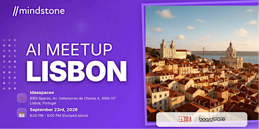 Mindstone Lisbon September AI Meetup