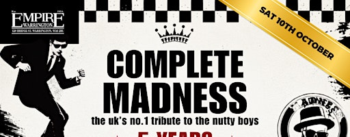 Madness no1 UK Tribute Complete Madness