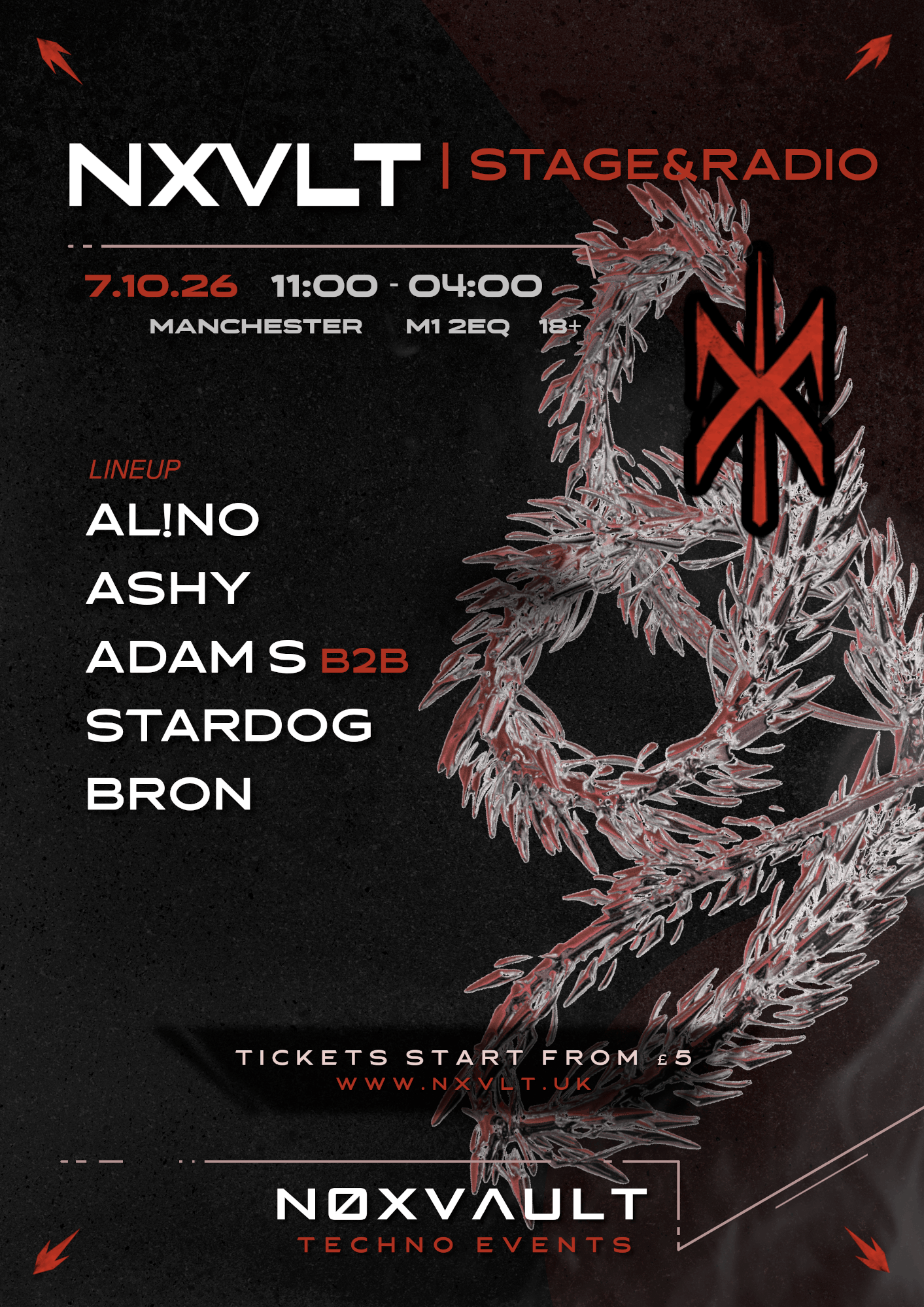 NOXVAULT TECHNO @Stage&Radio 07.10.26