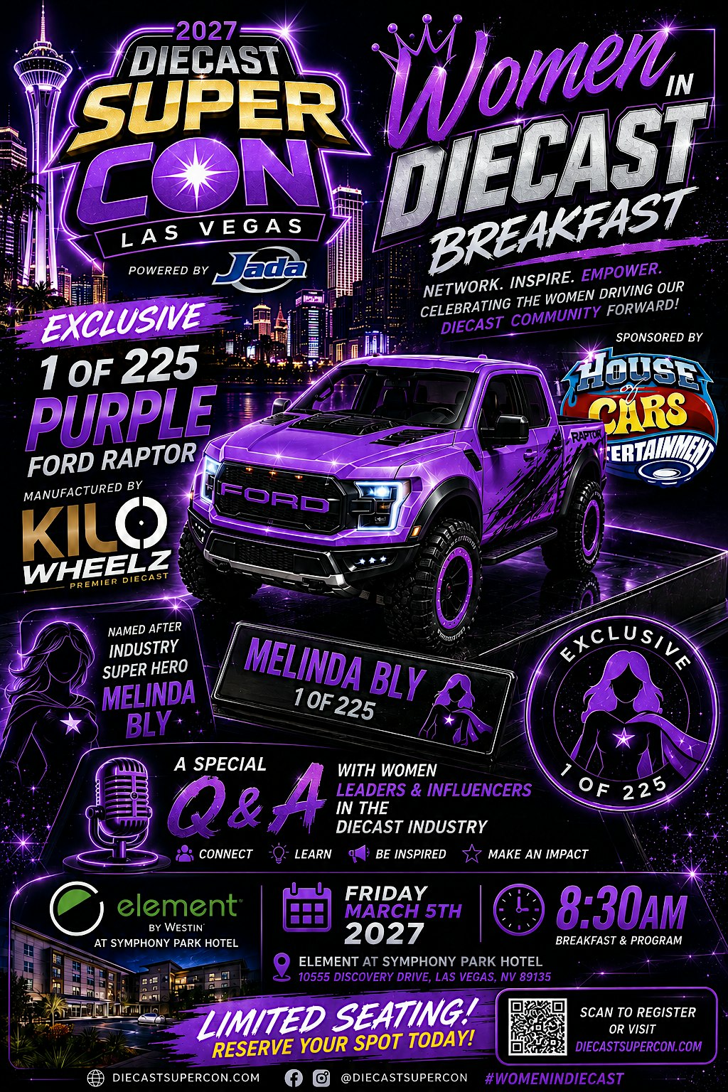 Women in Diecast Breakfast - Special  Event - Sponsored by House of Cars
