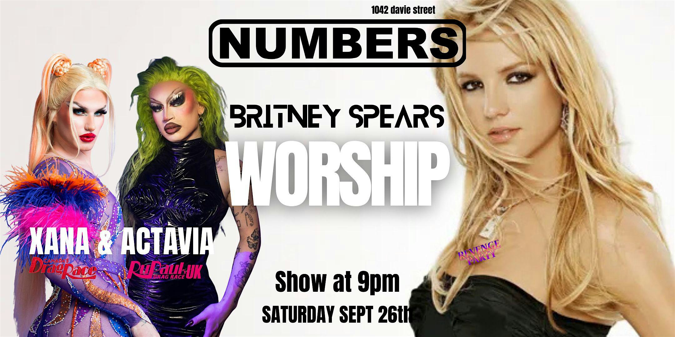 DRAG SHOW BRITNEY SPEARS WORSHIP PARTY