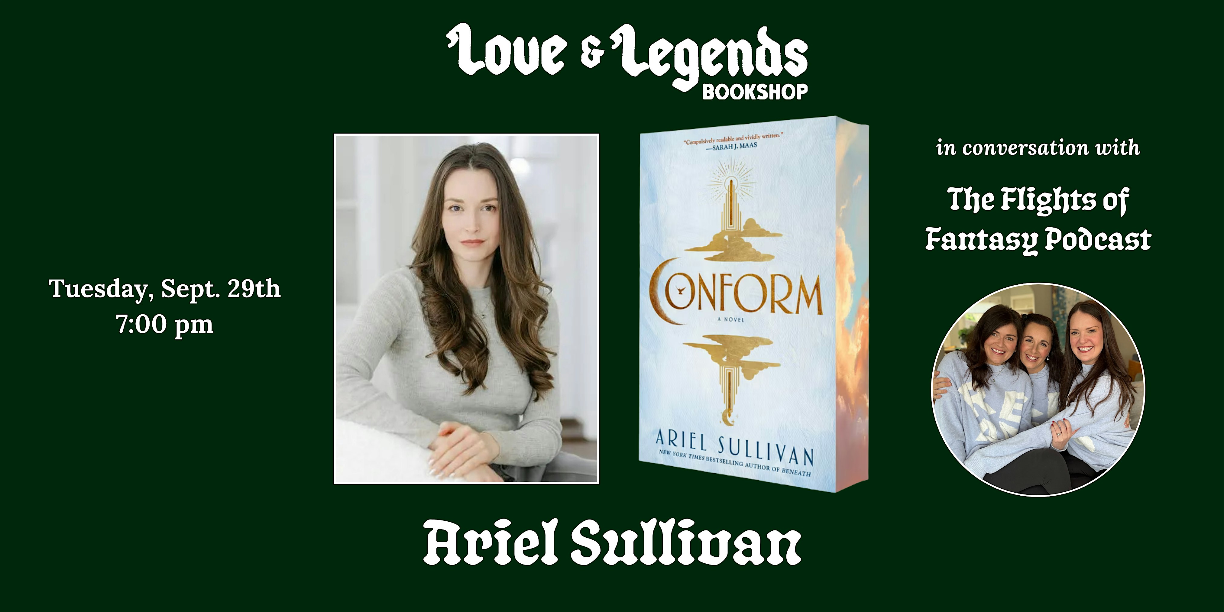CONFORM: Ariel Sullivan in conversation w/ The Flights of Fantasy Podcast