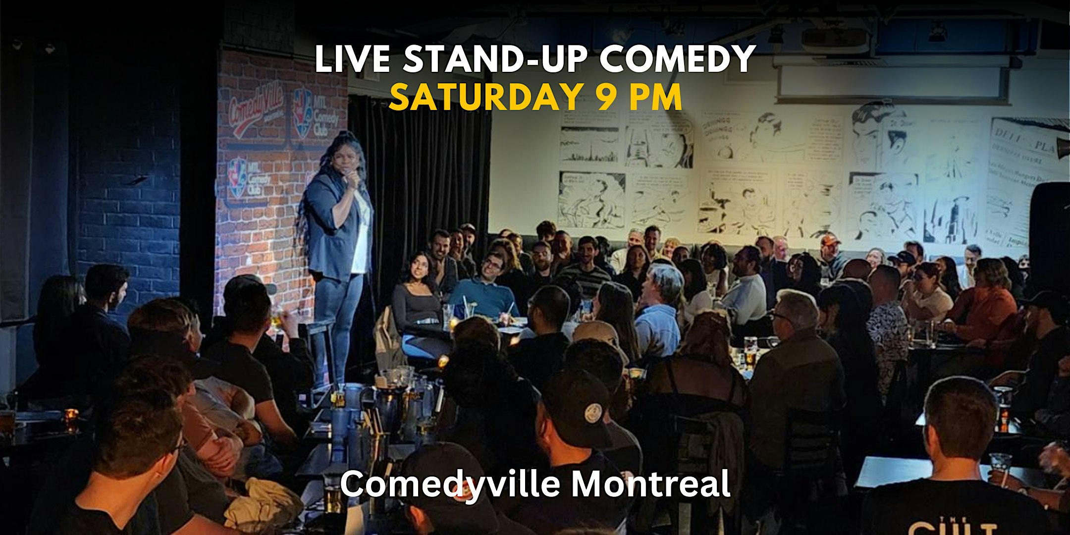 Montreal Comedy Show (9 PM) | Live Stand-Up at Comedyville Central Station