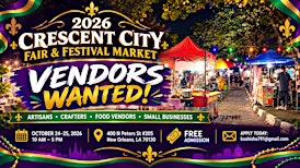 2026 Crescent City Fair & Festival Market
