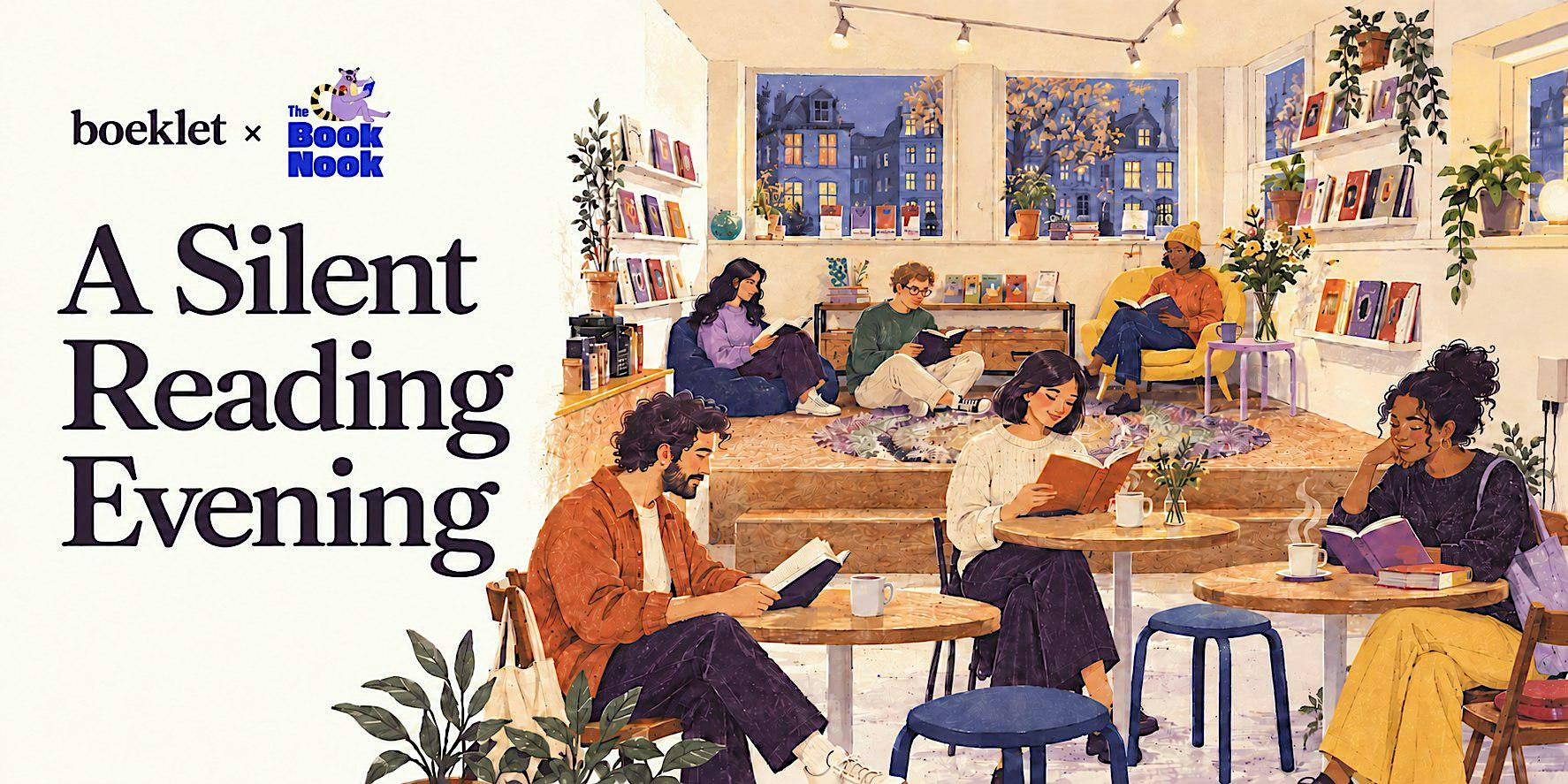 Boeklet x The Book Nook: A Silent Reading Evening
