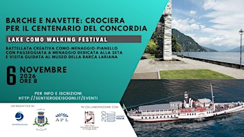 Barche e navette: crociera per il centenario del Concordia