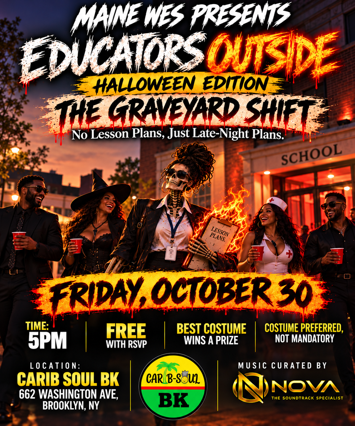 Educators Outside: Halloween After Work Mix