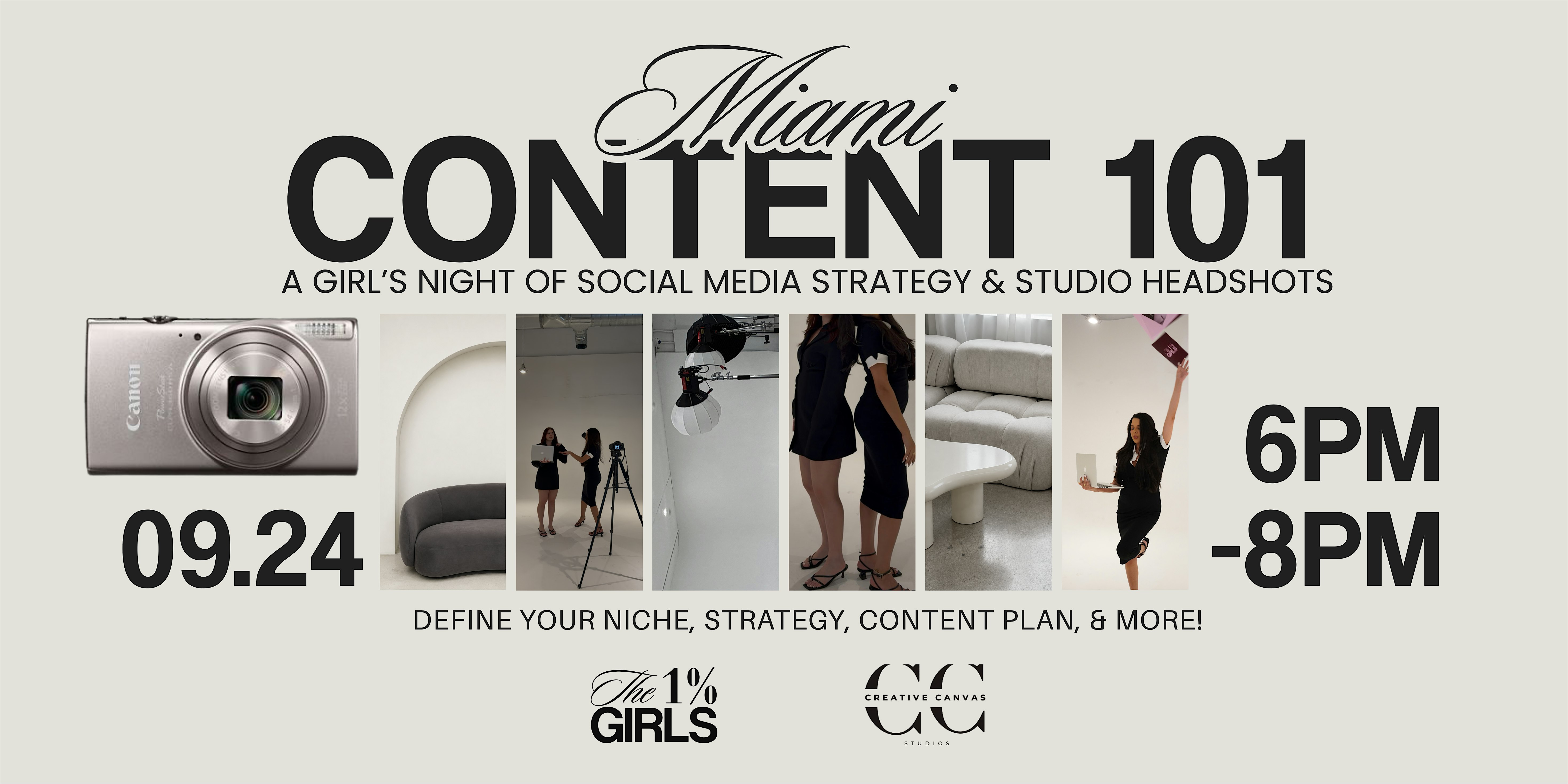 Content Strategy 101 Workshop + Headshots