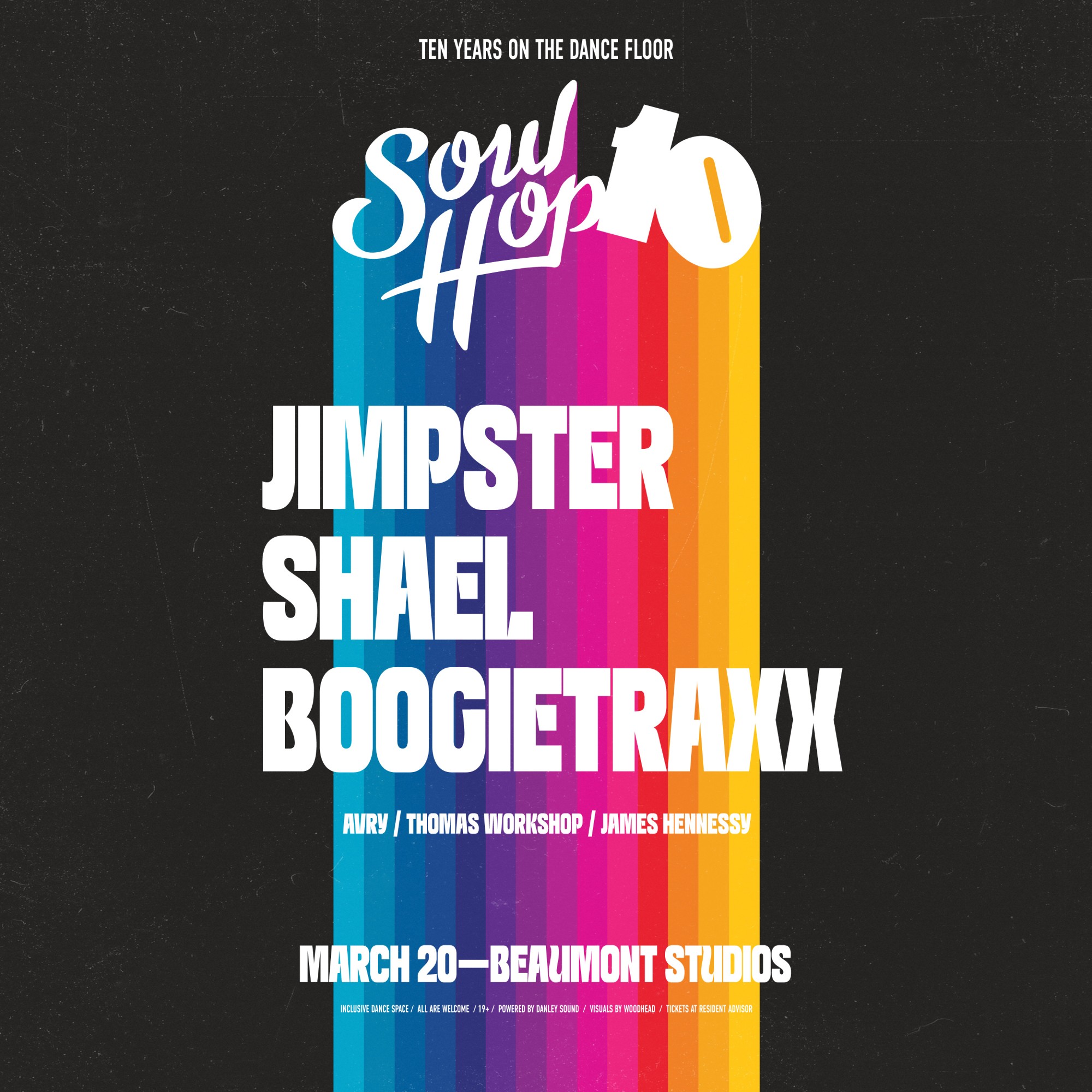 Soul Hop 10 Year: Jimpster, Shael, Boogietraxx