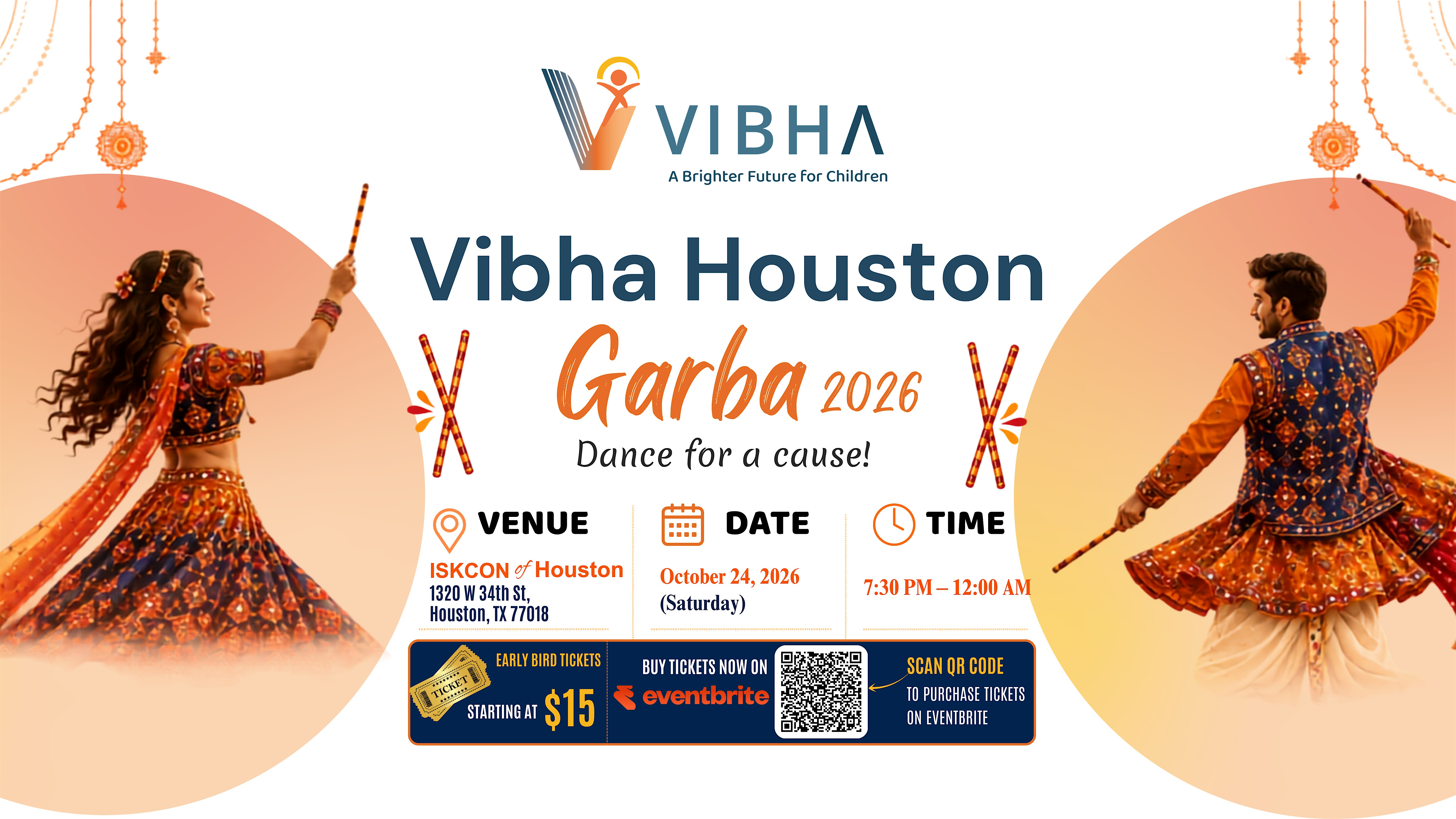 Vibha Houston Garba 2026 - An Evening of Dance, Culture & Giving