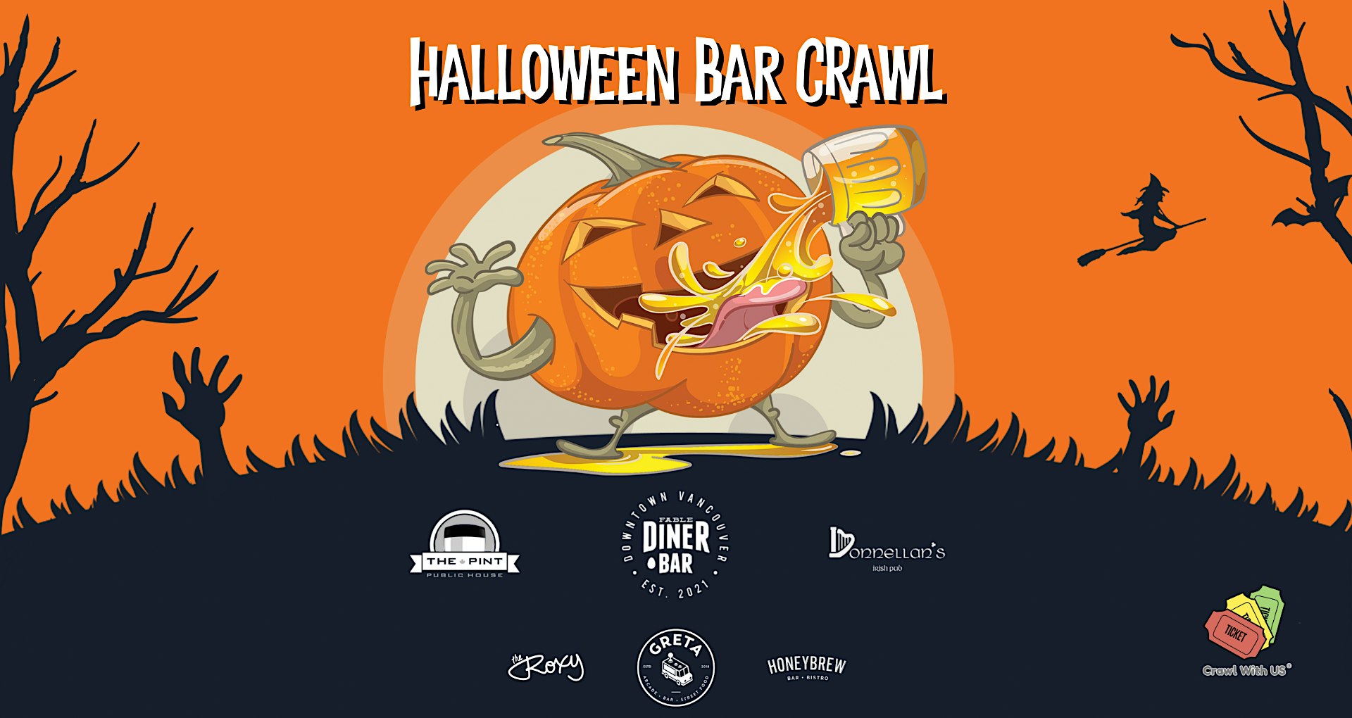Vancouver Halloween Bar Crawl 2026