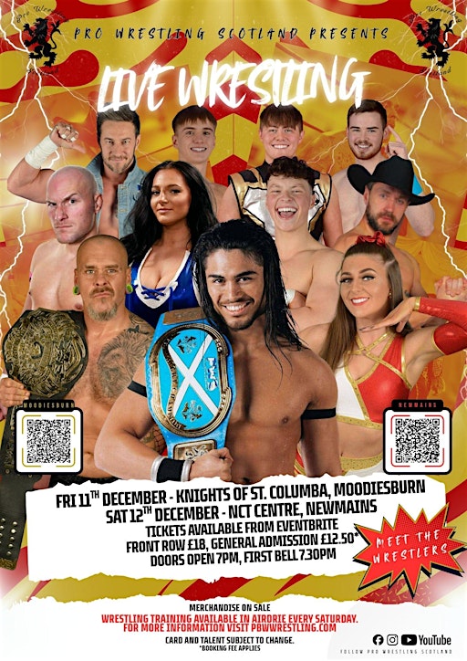 Pro Wrestling Scotland Presents live in Moodiesburn Christmas special